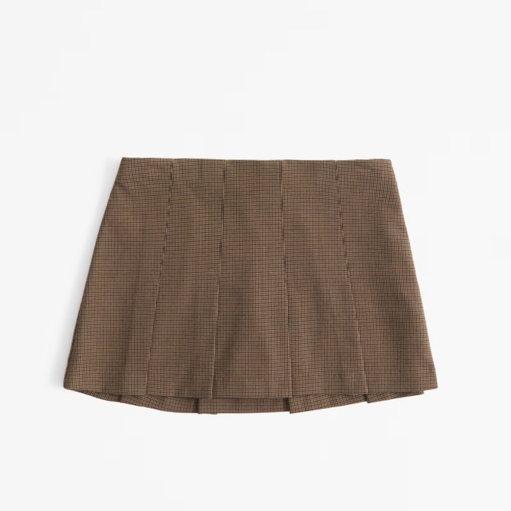 Abercrombie Mid Rise Pleated Mini Skirt